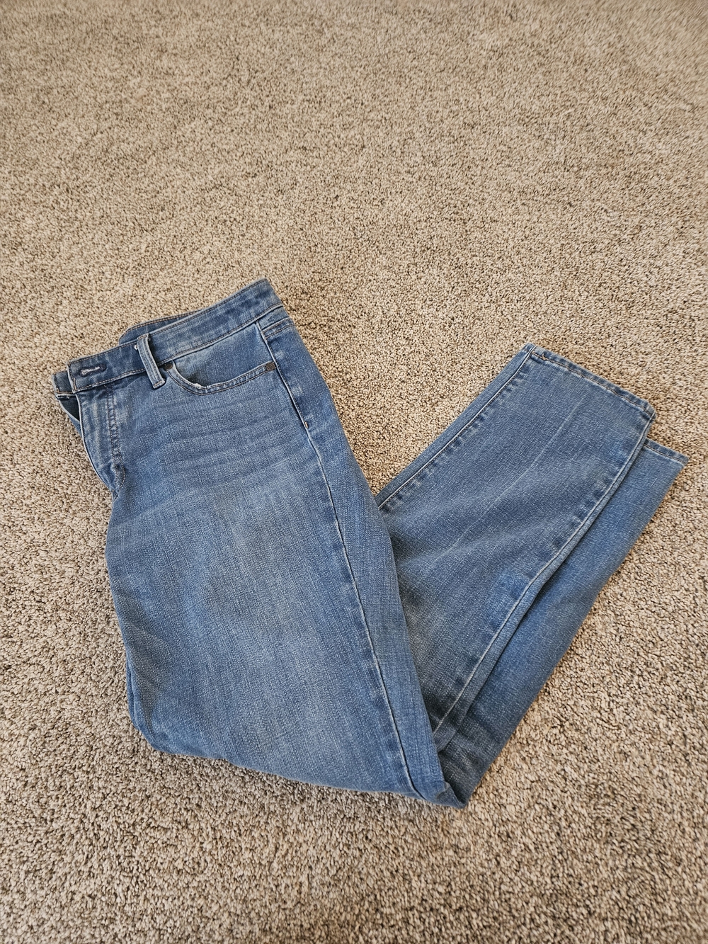 Talbots Women's Slim Ankle Jeans in Medium Blue